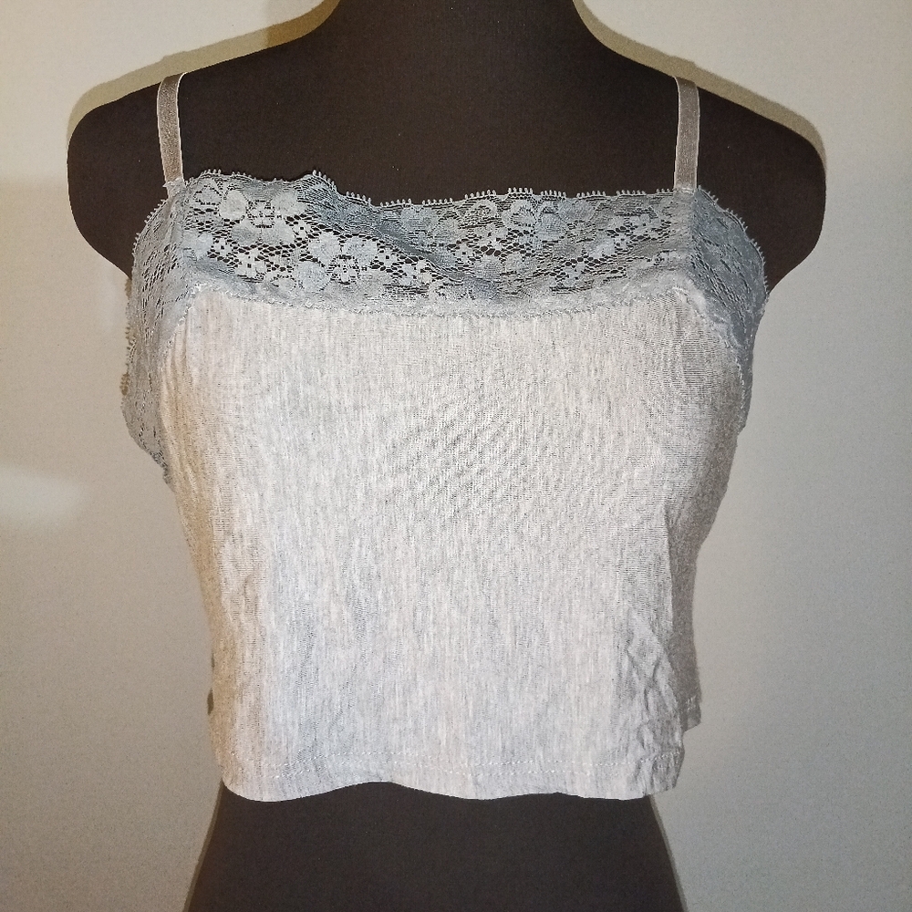 Cropped Lace Cami